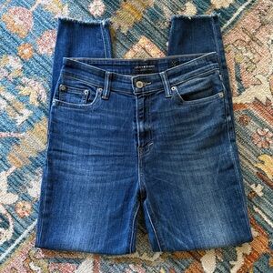 Lucky Brand Bridgette Skinny Dark Blue Denim Pants Size 4/27